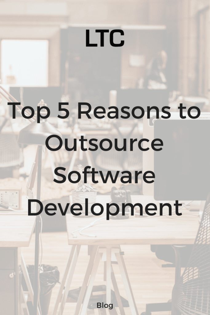 Top 5 Reasons to Outsource Software Development Pin